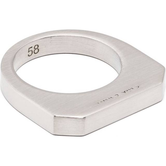Rick Owens - Hollywood ring - men - Brass - 58 - Silver