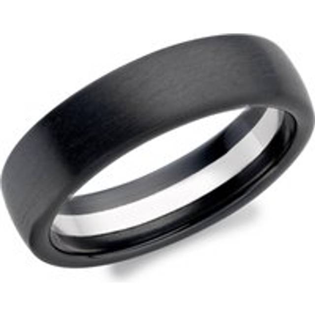 Platinum and Zirconium 6mm Men’s Wedding Ring