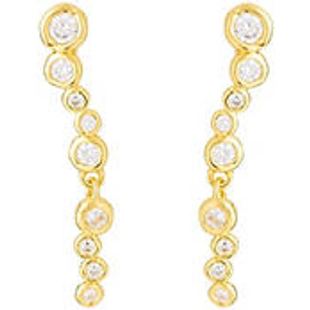 Asterales Drop Earrings - Gold - Brooklyn-born Alexis Bittar is the son of two antique-collecting university professors, so his interest in creating costume jewellery at a young age came as no surprise. From the label's light-reflecting, hand-polished Lucite collection, to its high-shine, textured Molten designs, each statement-making piece will be the talking point of your next dinner party.