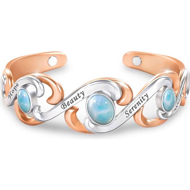 'Waves of Wellness' Larimar Bracelet