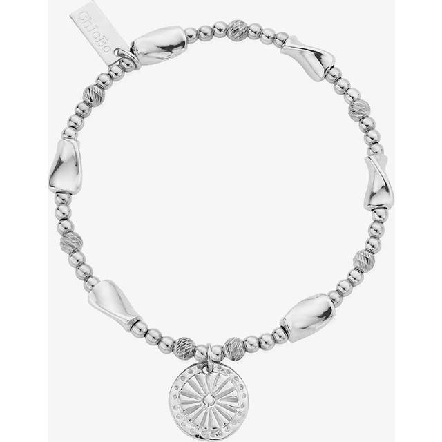 ChloBo Treasures Of Bali Sunshine Spirit Sterling Silver Bali Coin Charm Bracelet SBLTB3508