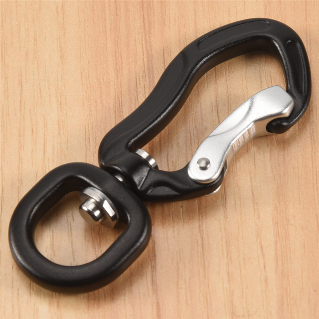 360 Swivel Rotating Carabiner Clip,Multifunctional Aluminium Alloy D Buckle for Outdoor Camping Hiking