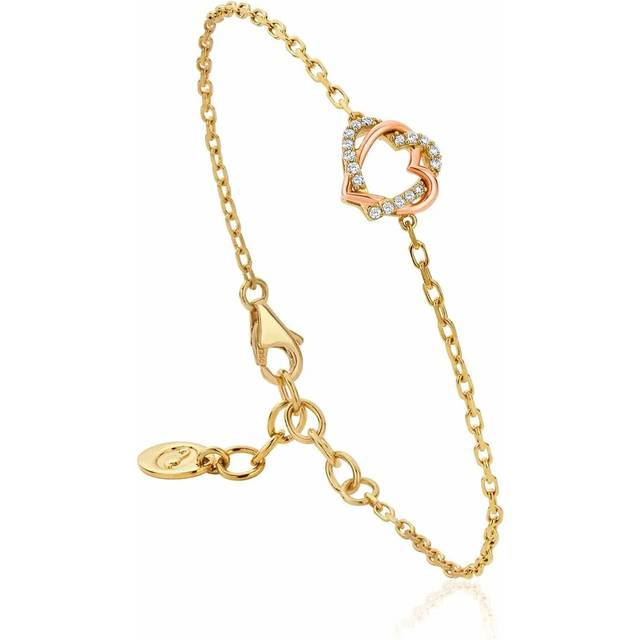 Clogau Always in My Heart 18ct Gold Diamond Bracelet