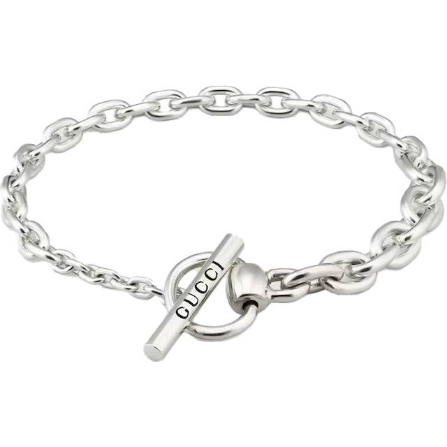 Gucci Horsebit Sterling Silver Bracelet - 19cm