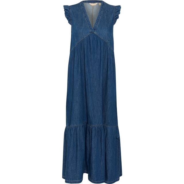 CULTURE Cuberteline Arpa Dress |Blå |XXL