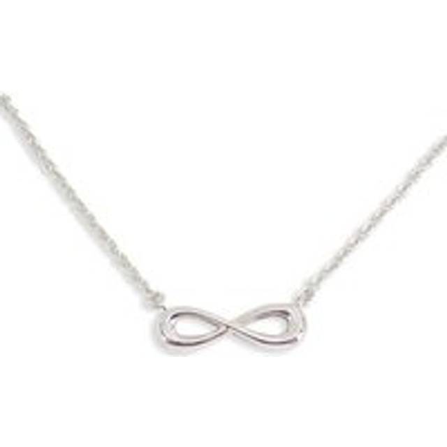 Womens Preloved Infinity Pendant Necklace Sterling Silver Wo - Grey - One Size