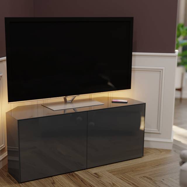 Intel LED Corner TV Unit for TV's up to 50" - Grey