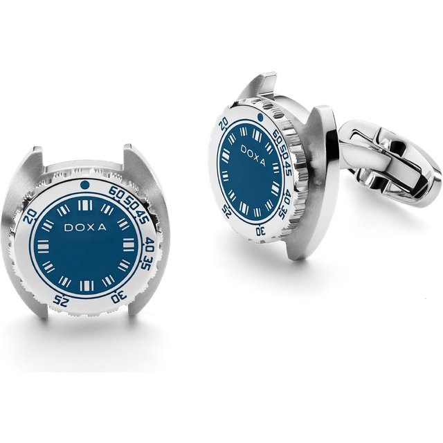 Doxa Cufflinks SUB Caribbean Blue
