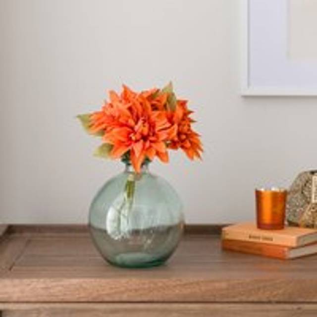 Artificial Dahlia Bouquet - Orange