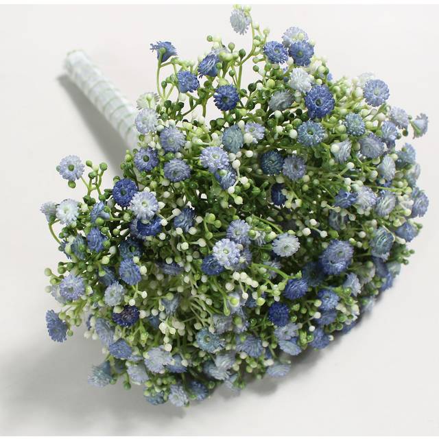 Artificial Million Star Gypsophila Stems - Blue