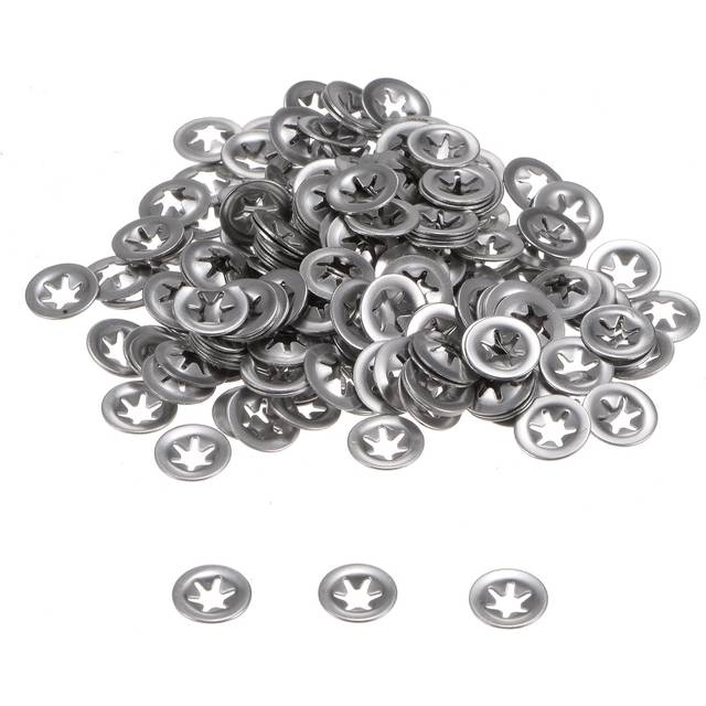 200pcs Internal Tooth Washers M3 Stainless Steel Push Nuts
