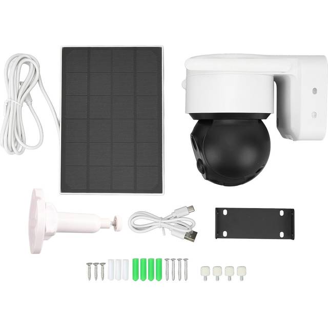 Outdoor Security Camera Solar Powered 1080P HD 2.4G Wireless WiFi Night Vision Motion Detection
