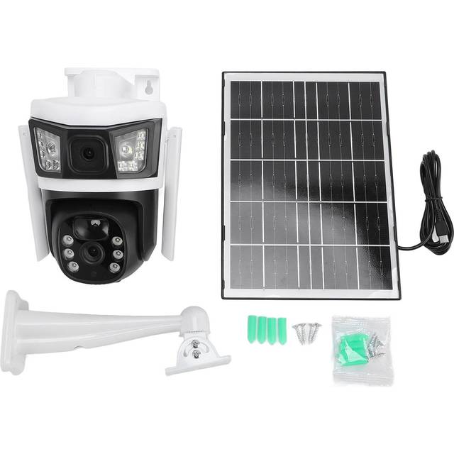 Solar Security Camera PIR Motion Detection Battery Powered 4G SIM Wireless Home Camera System for