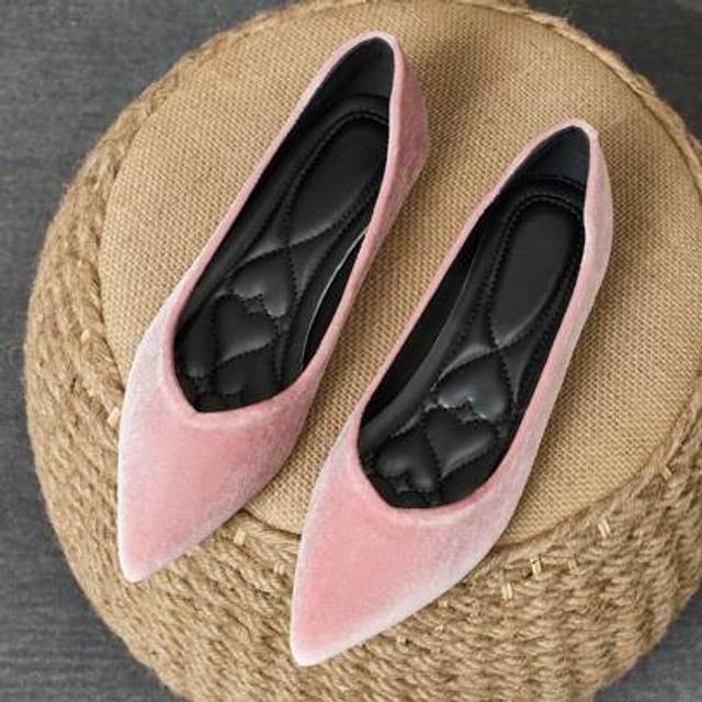 SHEIN Women&#39;s Flat Solid Color Loafers, Pointed Toe Work Shoes For Commuting Office, Non-Tiring Flats, All-Season