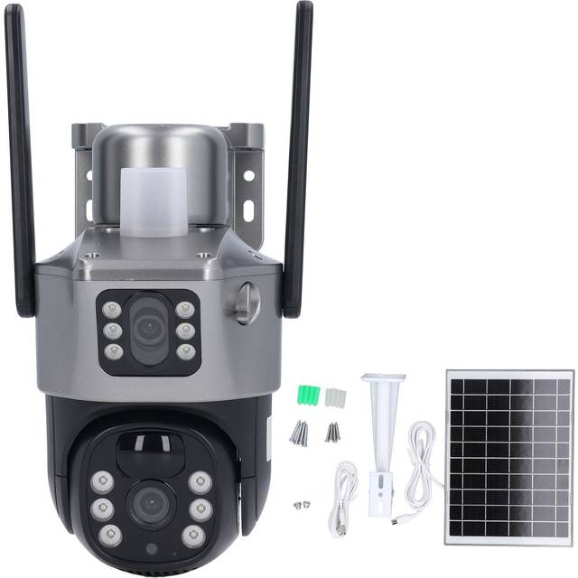 Solar Security Camera Outdoor WIFI Wireless HD Night Vision IP66 Surveillance Camera