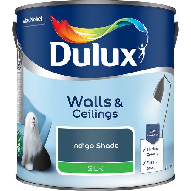 Dulux Silk Emulsion Paint - Teal Voyage - 2.5 L - Blue