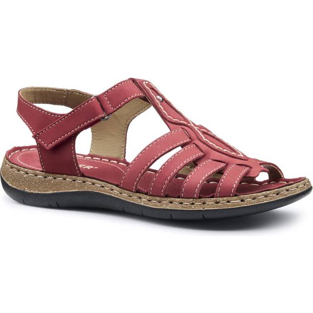 Hotter Demmi Nubuck Gladiator Sandals, Salsa