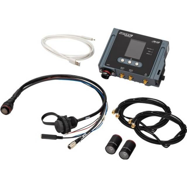 AiM Motorsport SmartyCam 3 Dual HD Camera System With Bullet Cams - 2 x 84 Deg Lenses, 2m Cables, Harness With Ethernet Connection & Ext Microphone