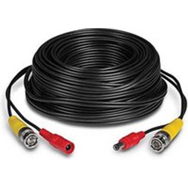 Xclio 20m CCTV DC and BNC Solid Copper CCTV Cable with Power