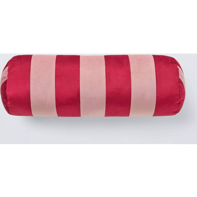 John Lewis Velvet Stripe Bolster Cushion