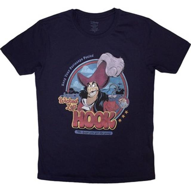 (Blue, Small) Peter Pan T-Shirt: Wicked Left Hook