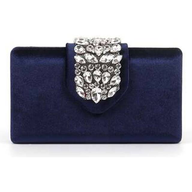 SHEIN Burgundy Ancora New Autumn And Winter High-End Sparkling Gold Velvet, Sparkling Diamond Buckle Small Box Clutch Elegant And Sophisticated Evening Bag,