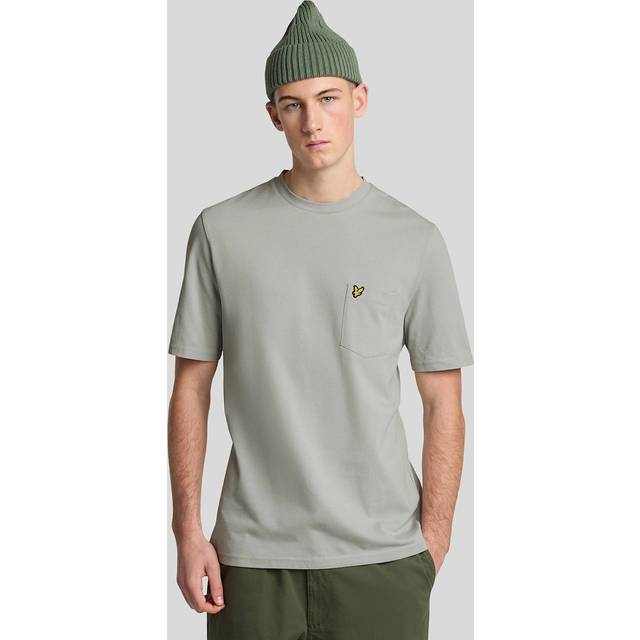 LYLE & SCOTT Plain Pique Pocket T-Shirt |Grå |XL