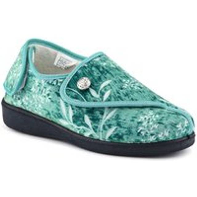 Pavers wide-fit touch-fasten slippers