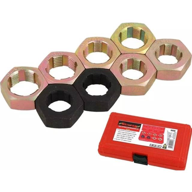 Neilsen 8pc Axle Spindle Rethreading Thread Restore Repair Rethread Set