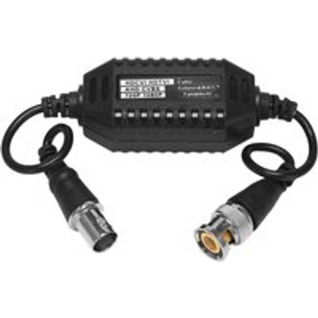 Coaxial Video Ground Loop Isolator Balun BNC Male to Female for CCTV Camera