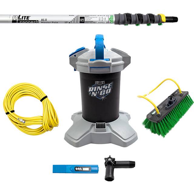 Unger 4.5m tub & pole pure water kit for diy car washing & window cleaning