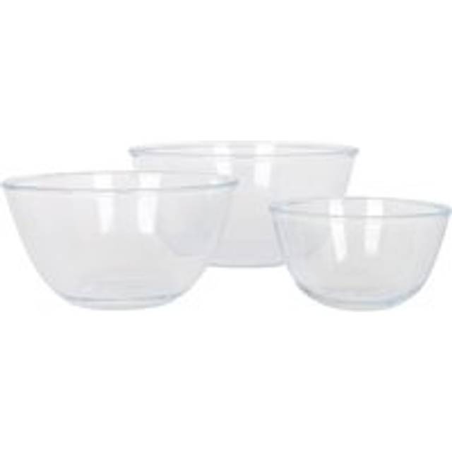 Glass Mixing Bowl Set - 3 Sizes