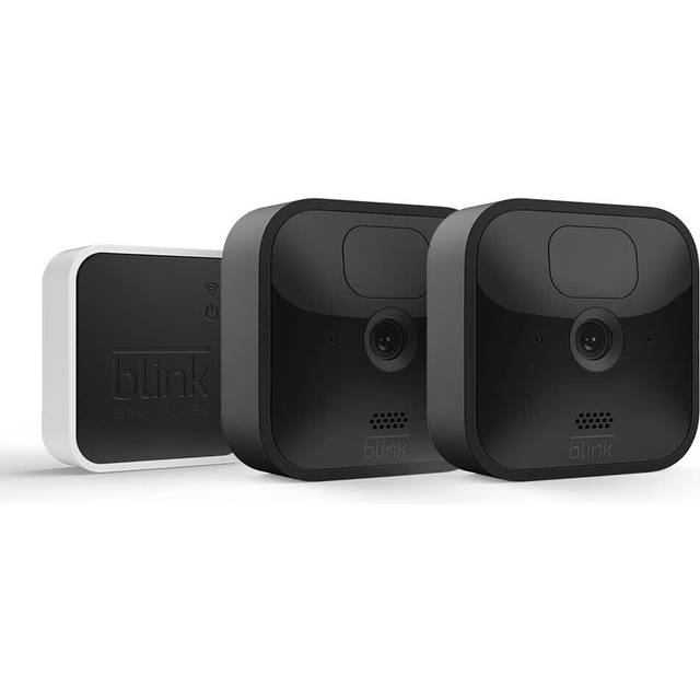 Certified Refurbished Blink Outdoor with two-year battery life | Wireless HD smart security camera, motion detection, Alexa enabled | 2-Camera System