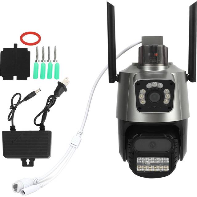 8MP Security Camera Outdoor HD WiFi Security Camera 360 Degree PTZ Motion Detection 2 Way Talk EU Plug
