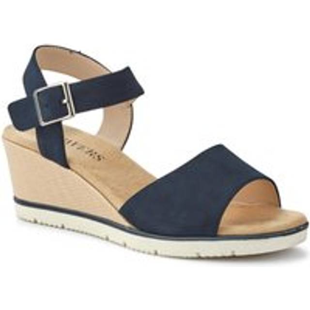 Elasticated Casual Sandals - WBINS41038 / 327 221 - Navy