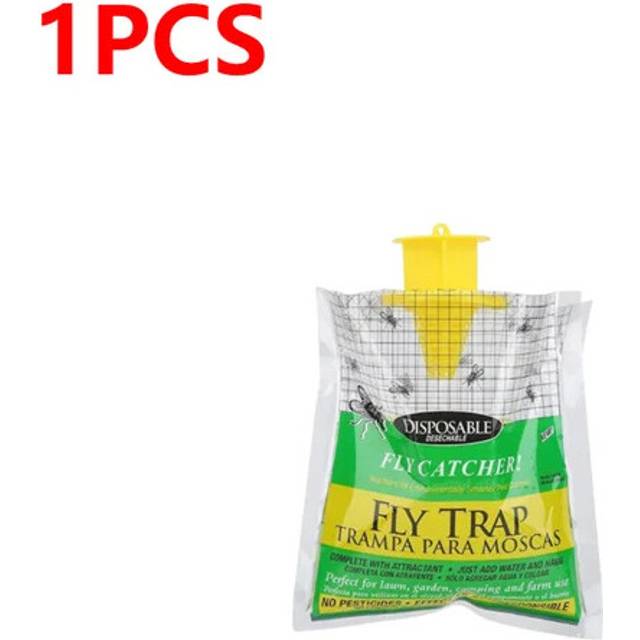 (1 PCS) Catcher Bag Hanging Flies Flytrap Fly traps Pack Water-Soluble Disposable Non-Toxic Harmless