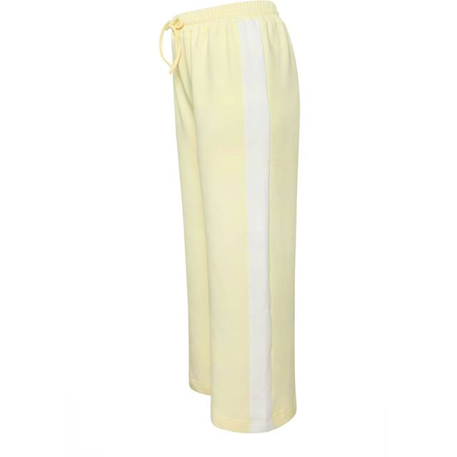 Limited Collection Curve Yellow Wide Leg Side Stripe Joggers, Women's Curve & Plus Size, Limited Collection - 18