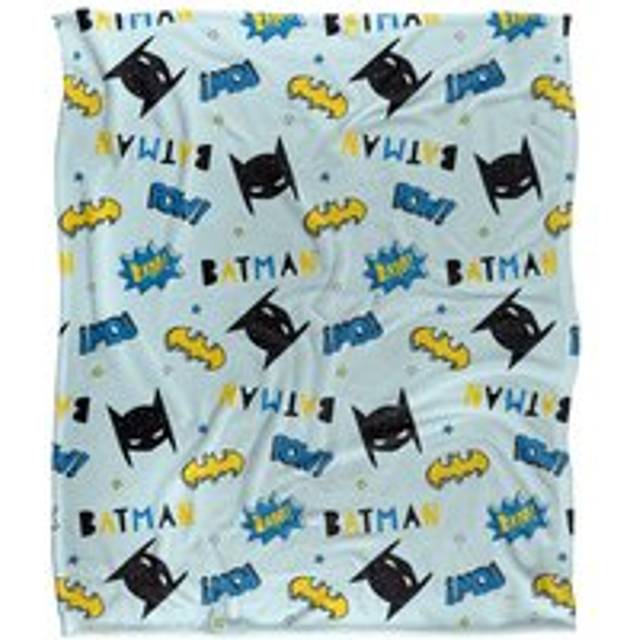 Batman Sketch Icons Blanket 152 x 127 cm - White - One Size