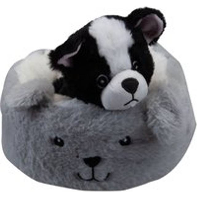 Chihuahua Bed Soft Toy Cute Dog Plush Cuddly Soft Fluffy Doggy Stuffe - Black - One Size