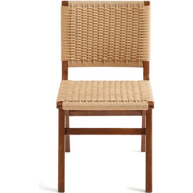 Cordella Dining Chair, Oak - Dark Stained Wood