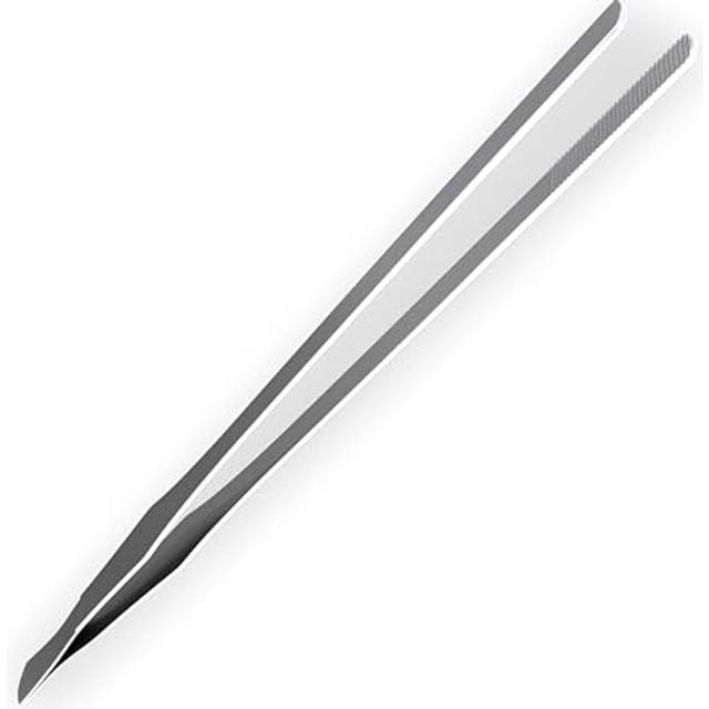Stainless Steel Tweezers/Tong 38 cm / 15 inch Extra Long with Precision Serrated Tip for Aqua scaping, Garden Work, Cooking, Industrial Work,