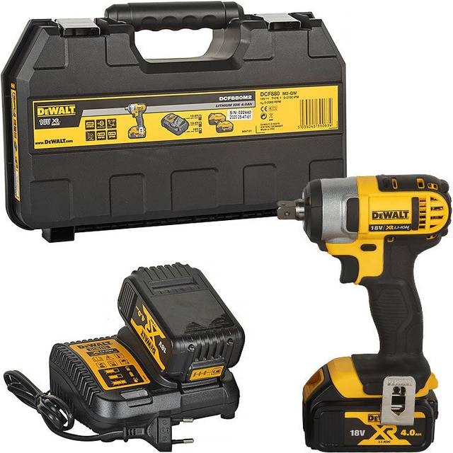 Dewalt - DCF880M2 xr Compact Impact Wrench 18V 2 x 4.0Ah Li-Ion