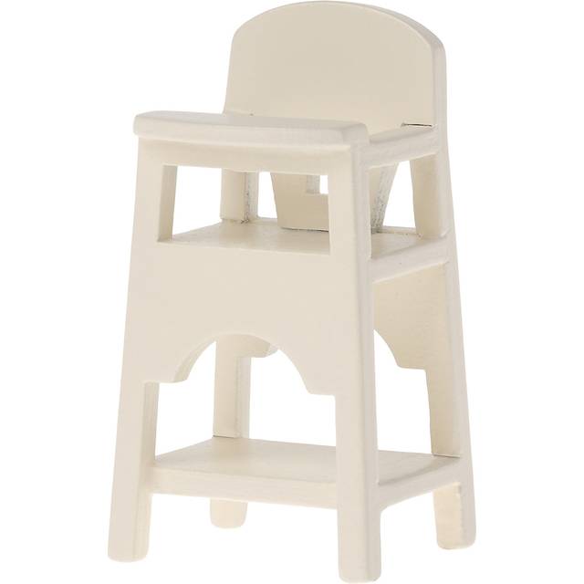 Maileg - High chair - Baby mouse - Leksaker - Off white - H:7 x W:3.7 cm