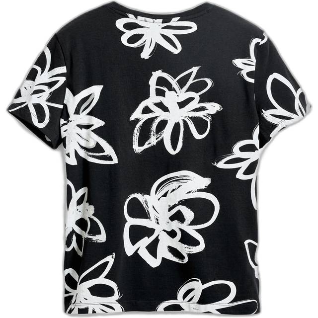 Large flower T-shirt