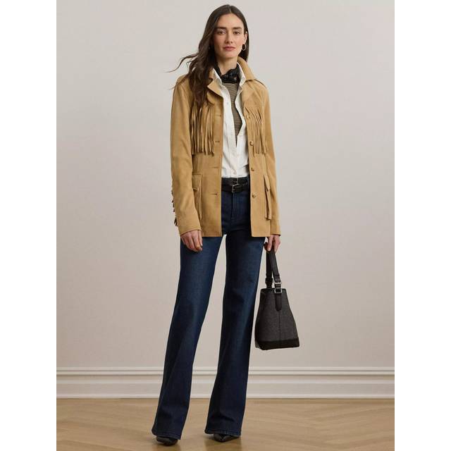 Lauren Ralph Lauren Retro Flared Jeans, Dark Blue
