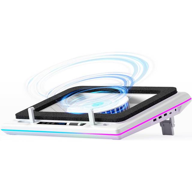 New llano Laptop Cooling Pad Cooling Fan Cooling Stand Boost Air Volume in 1 USB Seconds Rapid Large Diameter Centrifugal Omnidirectional Air vit
