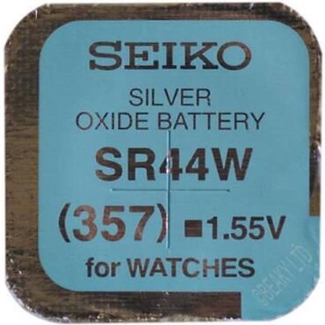 357 sr44w | seiko original| silver oxide watch battery | 1.55v | 1 single