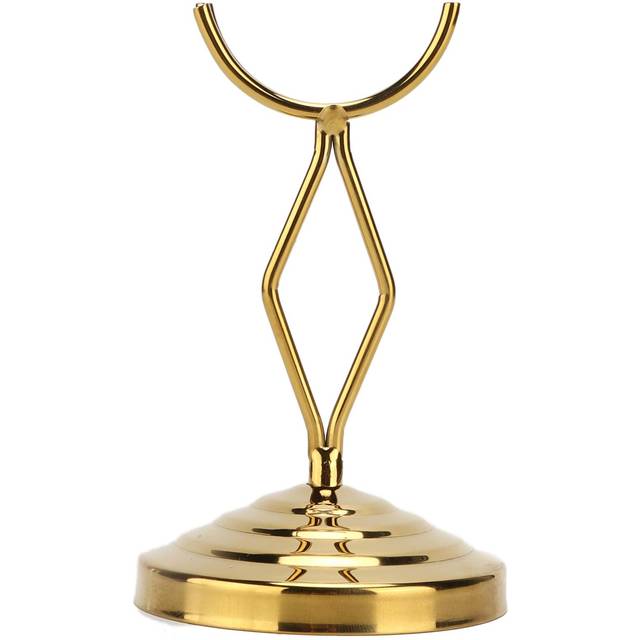 Table Number Holder 4in Golden Fashionable Stainless Steel Bracket for Wedding Party Table