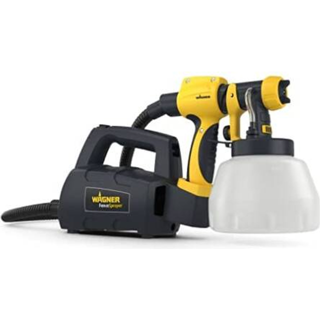 Wagner Fence & Decking Paint Sprayer for fences, sheds, decking or garden furniture, covers 5 m? in 9 min, 1400 ml capacity, 460 W, 1.8 m hose & Spray