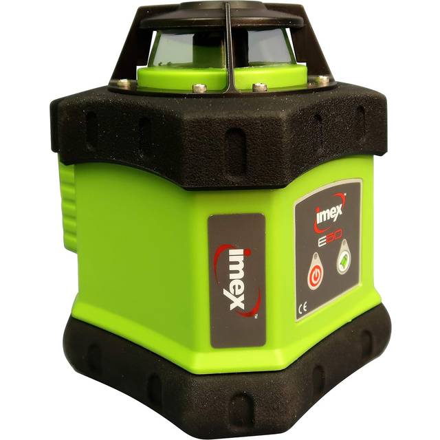Imex E60 Rotating Laser Level Kit with Tripod, Staff & LR1 Detector